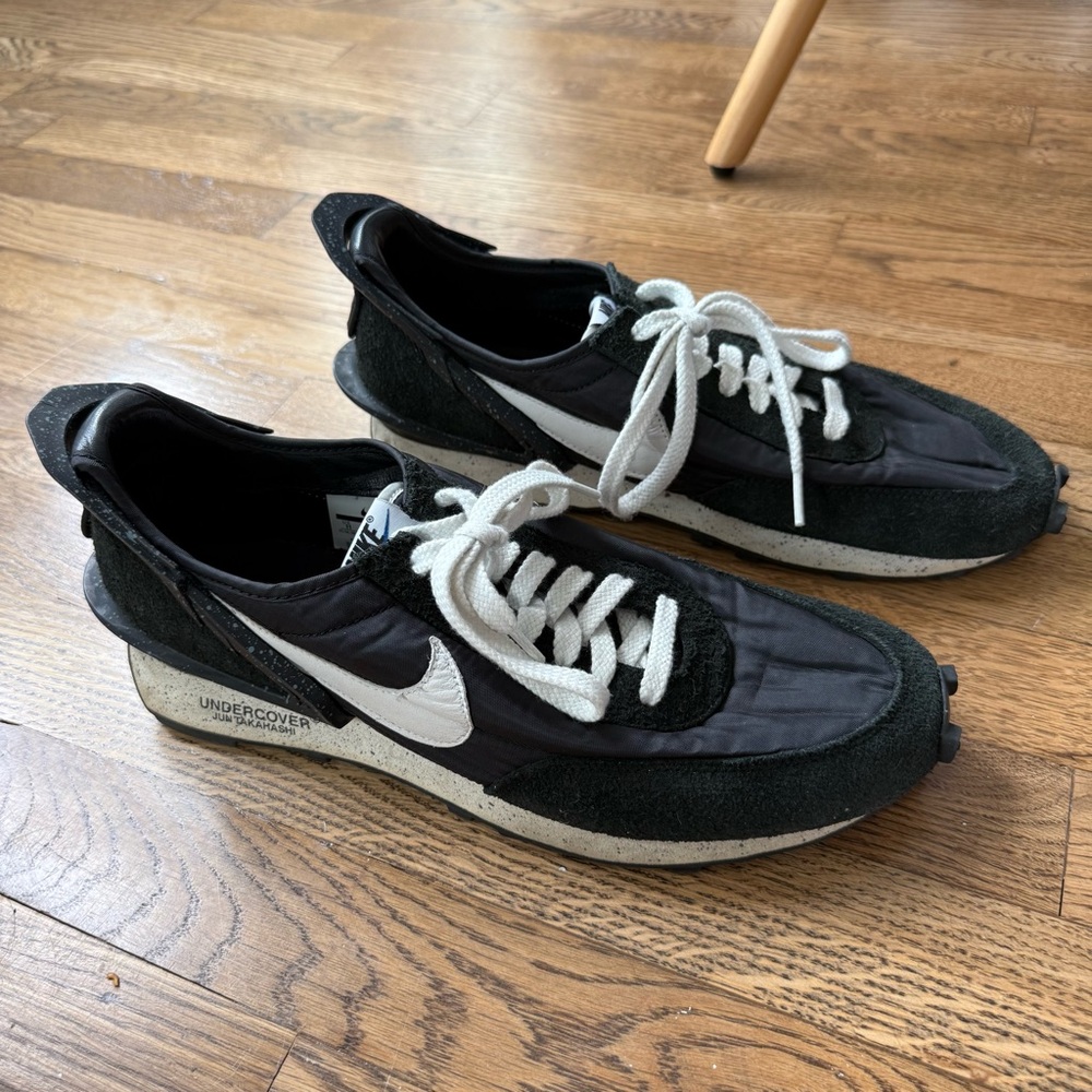Authentic Nike daybreak x Undercover Black and White Sneakers